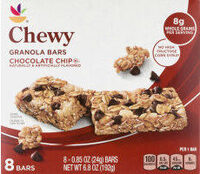 Chewy chocolate chip granola bars