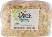 Rye artisan style sandwich bread