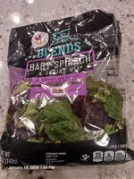 Baby spinach & spring mix, salad