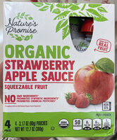 Organic Strawberry Apple Sauce
