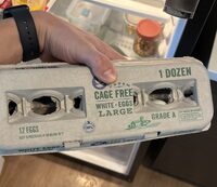 Fresh Cage Free Large White Eggs