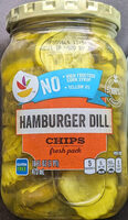 Hamburger dill chips