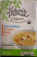 Organic low sodium chicken broth