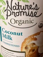 Organic coconut milk