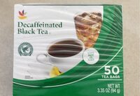 Decaffeinate black tea