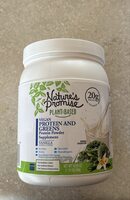Vegan Protein and Greens Protein Powder Supplement Vanilla