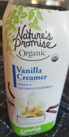Nature's promise organic creamer