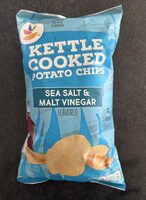 Kettle Cooked Potato Chips Sea Salt & Malt Vinegar