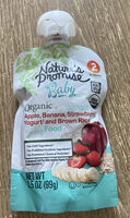 Organic Apple, Banana, Strawberry, Yogurt and Brown Rice Baby Food