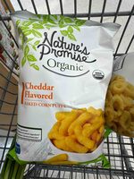 Organic Cheddar Flavored Baked Corn Puffs