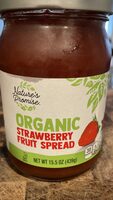 Orgqnic strawberry fruit spread