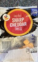 Sharp cheddar cubed cheese