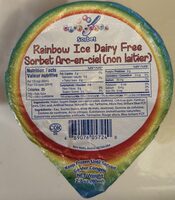 Rainbow Ice Dairy Free Sorbet