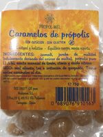 Caramelos de propolis