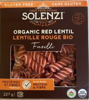 Organic Red Lentil Fusilli