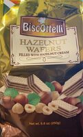 Hazelnut wafers