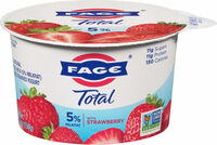 Total milkfat strawberry greek yogurt