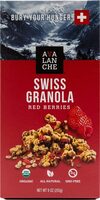 Organic red berries swiss granola