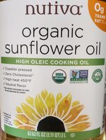 Organic sunflower oil
