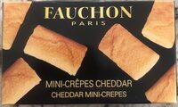 Mini-crêpes cheddar