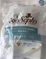 Popcorn with caramel and sea salt