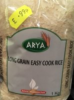 Long frain easy cook rice