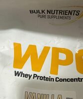 Whey protein concentrate - vanilla flavour