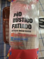 Pão rústico fatiado