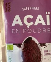 Açaï En Poudre Bio - 100 G - Sana Gaïa