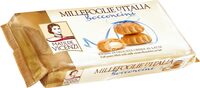 Cookies puff pastry vanilla cream