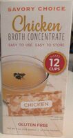 Chicken broth concentrates