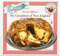 My grandma's of new england coffee cake cinnamon walnut