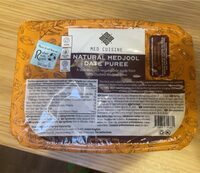 Natural medjool date pure