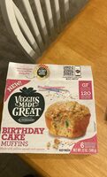 Birthday cake muffins