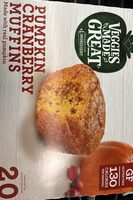 Pumpkin cranberry muffins
