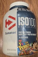 ISO100 Hydrolyzed Protein Powder 100% Whey Protein Isolate Fruity Pebbles Flavor