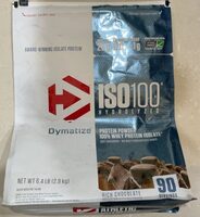 Iso100 hydrolized Rich Chocolate Protein Powder