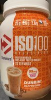 Protein Powder 100% Whey Protein Isolate Dunkin' Cappuccino