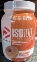 ISO100 Hydrolyzed Protein Powder Dunkin Glazed Donut