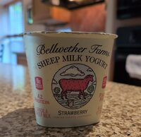Bellwether Farms, Sheep Milk Yogurt, Strawberry