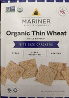 Organic Thin Wheat bite size crackers