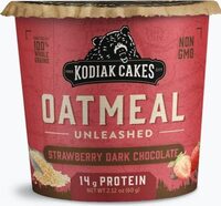 Strawberry dark chocolate unleashed oatmeal