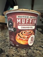 Protein-Packed Muffin Microwaveable Cup Cinnamon Roll
