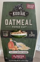 Maple and Brown Sugar Oatmeal Power Cup