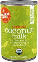 Organic coconut milk