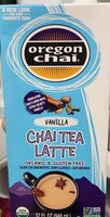 Organic Chai Tea Latte - Vanilla