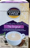 Oregon chai chai tea latte the original powdred mix packets