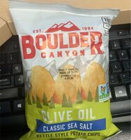 Olive Oil Kettle Cooked Potato Chips, Sea Salt