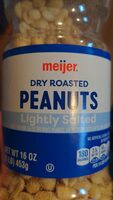 Lightly salted dry roasted peanuts with sea salt, lightly salted