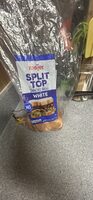 Split top white bread